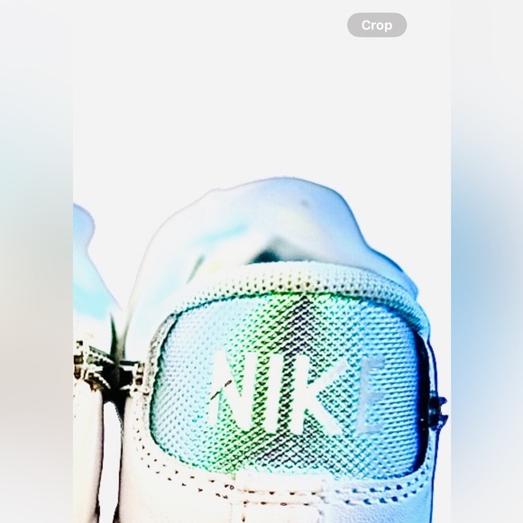 Do NOT Buy For @Adickerson Only Nike Sneakers SILVER Swoosh blaze sneakers - Picture 4 of 4